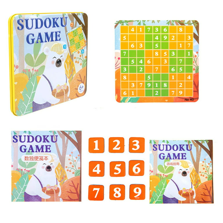 journalist Sygdom Necessities Magnetic Sudoku Board Game Toy Durable Interaction Matching Family Game Toy  Set for Toddlers Christmas Birthday Gifts Digital - Walmart.com