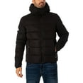 thumbnail image 2 of Superdry Code Microfibre Mountain Puffer Jacket, Black, 2 of 7