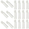 thumbnail image 3 of Shisuyan 100pcs Sample Vials with Plastic Rod Caps Mini Glass Refillable Sample Bottles, 3 of 8