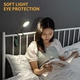 thumbnail image 2 of Yuarrent Lámpara de protección ocular luz ajustable ABS iluminación 1200mah portavelas lectura noche dormitorio Electrodomésticos Verde, 2 of 6