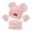 Light Pink, variant on Christmas Santa Hat Winter Hats for Kids,Hat Gloves Scarf 3 Piece Set Knit Thick Winter Lined Windproof Ski Outdoor Warm Suit,Size:One Size