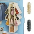 thumbnail image 6 of Wovilon Storage Bags Handbag Organizer Homewares Nonwoven 10 Pockets Hanging Closet Storage Bag, 6 of 6