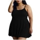 thumbnail image 1 of Moda de Tamaño Más Casual Cuello Redondo Correa Ajustable Vestido de Noche sin Mangas para las Mujeres, Ropa de Salón Suave de Tamaño Más para el Verano, 1 of 6