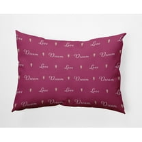 20" x 14" Simply Daisy Love Dream Polyester Accent Pillow, Pink Qty 1