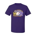 thumbnail image 1 of Baseball Mom Cheetah Glitter Sports Men's Graphic T-Shirt, Purple, 4X-Large, 1 of 4