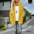 thumbnail image 2 of Sweaters for women Winter New Bat Sleeve Women's Knitting Cardigan Sweater Coat christmas sweater women, 2 of 5