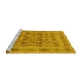 thumbnail image 2 of Ahgly Company Machine Washable Indoor Rectangle Oriental Yellow Traditional Area Rugs, 5' x 7', 2 of 4
