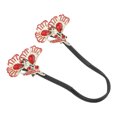 thumbnail image 4 of Unique Bargains 1 Pc Ginkgo Leaf Hair Clips for Home Gold Tone Red, 4 of 5