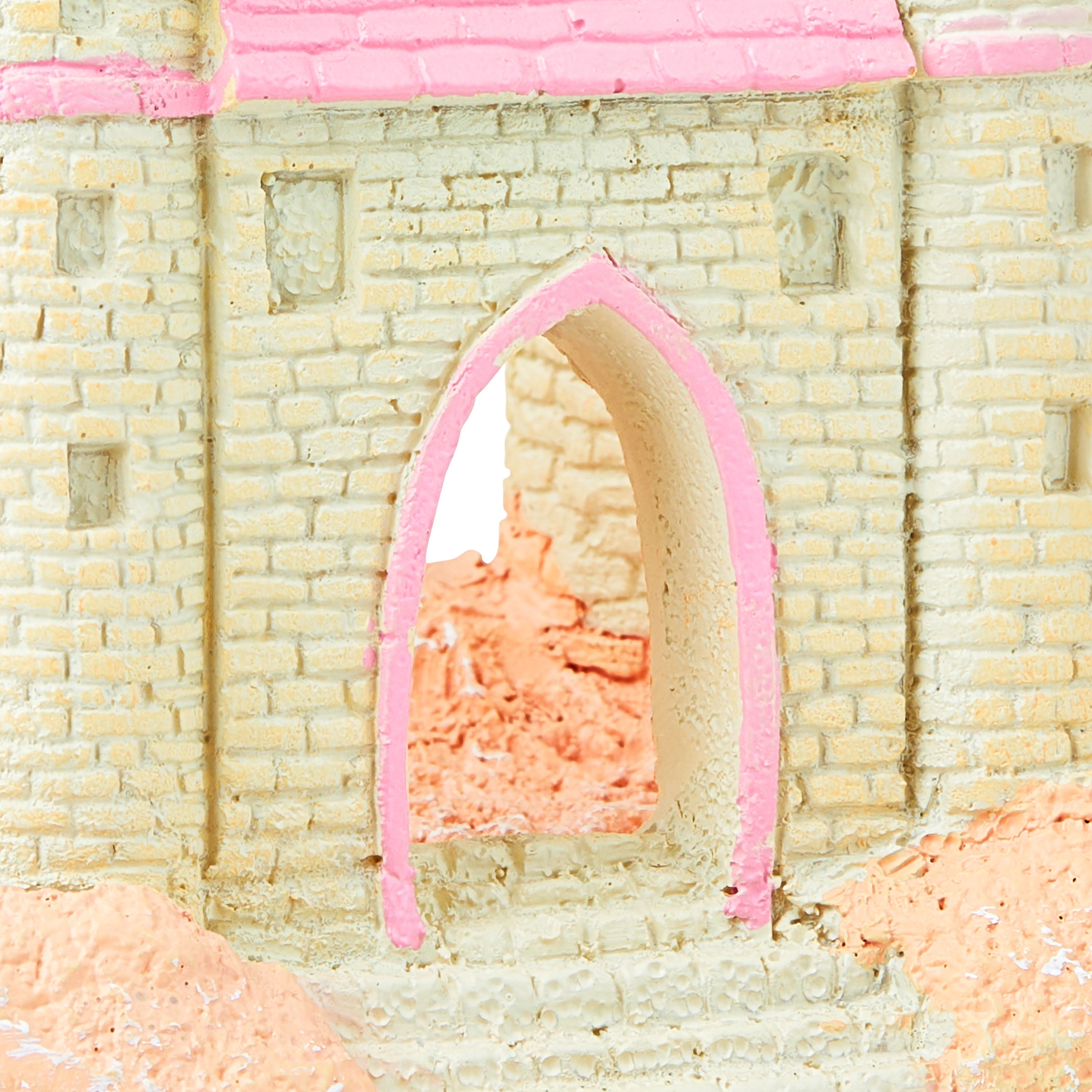 Vibrant Life Resin Aquarium Decor, Princess Castle Ornament, 4.09" x 3.14" x 5.03"