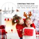 thumbnail image 2 of 18 piezas elegantes estrellas de cinco puntas árbol de Navidad decoración de estrellas decoraciones colgantes de Navidad, 2 of 6