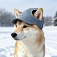 thumbnail image 6 of Dog Baseball Cap, Dog Sun Hat,Breathable Lightweight Design, Secure Adjustable Chin, Quick-Dry Fabric Reinforced Brim Small Medium Large Dogs Dark Blue, 6 of 6