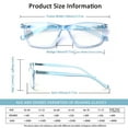 thumbnail image 6 of SUNVOES Women's Reading Glasses 5 Pack Fashion Colorful Reader, 6 of 6