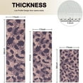 thumbnail image 4 of Purple and Pink Leopard Pattern Kitchen Rugs Sets Of 3,Kitchen Runner Rugs Non Skid Washable,Decorative Kitchen Floor Mats for Kitchen,Sink,Laundry,17"x30"+ 17"x47" + 17"x59", 4 of 6
