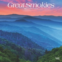 Great Smokies | 2025 12x24" (Hanging) Wall Calendar | Plastic-Free | BrownTrout
