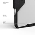 thumbnail image 3 of UAG iPad Air 13" Case (1st-3nd Gen 2024-2026) M4/M3 - Rugged Folio Protective Cover with Multi-Angle Adjustable Stand and Pencil Holder Plyo LT Ice/Black, 3 of 9