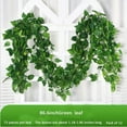 thumbnail image 5 of 100/2M Artificial Green Ivy Vine Garland Fake Leaf Plants Rattan Hanging Creeper Garlands for Garden Wedding Party Wall Decors, 5 of 9