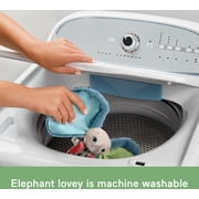 Fisher-Price Planet Friends All Ears Lovey Baby Sensory Toy, Plush Elephant for Newborns