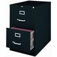 thumbnail image 1 of Pemberly Row 25-in Deep Metal 2 Drawer Vertical File Cabinet Black, 1 of 7