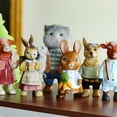 thumbnail image 1 of Garden Statues Cute Animal Sculpture Creative Cat Rabbit Toy Creative Resin Ornaments Home Decoration Desktop Decor3United States He Qiyong unisex, 1 of 1