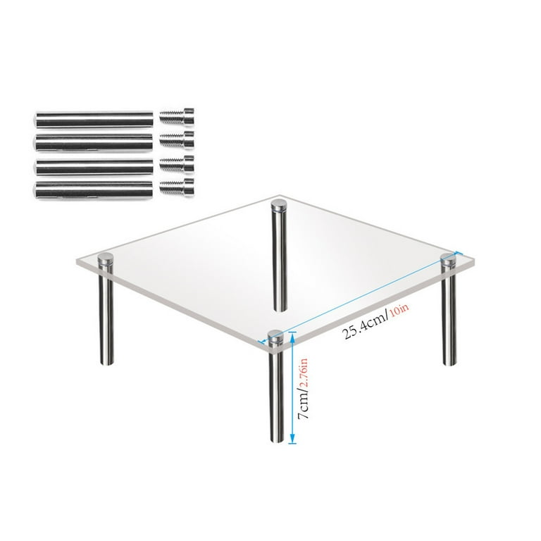 Baking Rack for Oven Cooking Small Toaster Oven Tray Pans Toaster Oven Baking Pans Clear Acrylic Cake Display Stand Square Metal Support Shelf Walmart