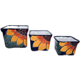 thumbnail image 2 of "MEXTEQUIL Talavera Ceramic Hand-Painted Small Plant Potters for Succulents, Set of 3 (2.8"" Sunflower)", 2 of 5