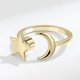 thumbnail image 3 of Anillos para mujer, regalos para mujer, anillo giratorio de estrella para mujer, apertura ajustable, anillo ajustable para dedo y estrella., 3 of 3