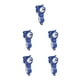 thumbnail image 1 of Greeniant Soporte de luz plástico goma a prueba de golpes lámparas soporte montaje de lámpara 360 grados liberación rápida estante de Type8 NO8, 1 of 6