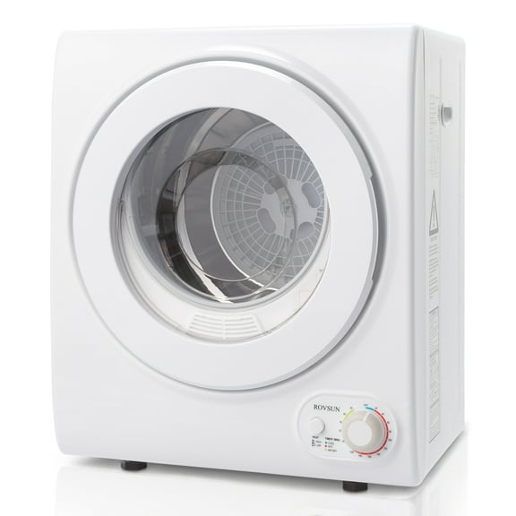RovSun 110V White Stainless Steel Electric Tumble Dryer