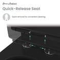 thumbnail image 5 of Chateau One-Piece Elongated Toilet Dual-Flush in Glossy Black 1.1/1.6 gpf, 5 of 14