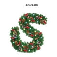 thumbnail image 2 of Oliegs PVC Needle And Blend 2.7 Meter Vine For European Mantel Adding Festive And Eye Catching To Your ., 2 of 6