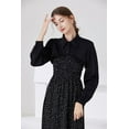 thumbnail image 2 of CAILDANL Fake Collar Long Sleeves Detachable Half Shirt Victorian Blouse Top for Women, 2 of 6