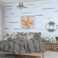 thumbnail image 3 of Pegatinas de pared con olas del océano azul, 100 unidades, calcomanías minimalistas de olas del mar, líneas curvas, vinilo, decoración de bricolaje, arte para dormitorio de niños, guardería, sala de, 3 of 6