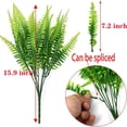 thumbnail image 5 of Artificial Ferns for Outdoors Fake Fern Plant Faux Boston Fern for Patio Porch Outdoor Plants Decor (8 Pcs), 5 of 5