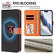 thumbnail image 4 of Para iPhone 15 Pro Max RFID Bolso Protector con Bloqueo 2 en 1 Funda Tipo Billetera Bicolor Desmontable Funda con Tapa Magnética Bolsillo con Múltiples Ranuras para Tarjetas, 4 of 7