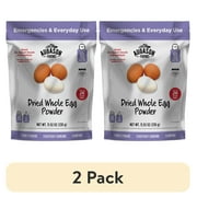 (2 pack) Augason Farms Dried Whole Egg Powder Resealable Pouch Emergency Food Storage 11.9 oz.