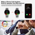 thumbnail image 2 of Reloj inteligente FILIEKEU para hombre con monitor de frecuencia cardíaca IP67, 2 of 7
