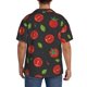 thumbnail image 3 of Balery Tomatoes1 Camisa Casual de Manga Corta con Botones para Hombre, Texturizada, Estilo Cubano, para Playa, Verano-Medium, 3 of 5