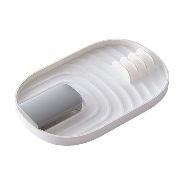 Ganfancp Cuchara y Tapa para Mostrador de Cocina Cucharón para Cocina Espátula Organizador Utensilios para Pinzas Tenedores Ofertas Del Día 1X Soporte para Tapa de Olla de Cocina