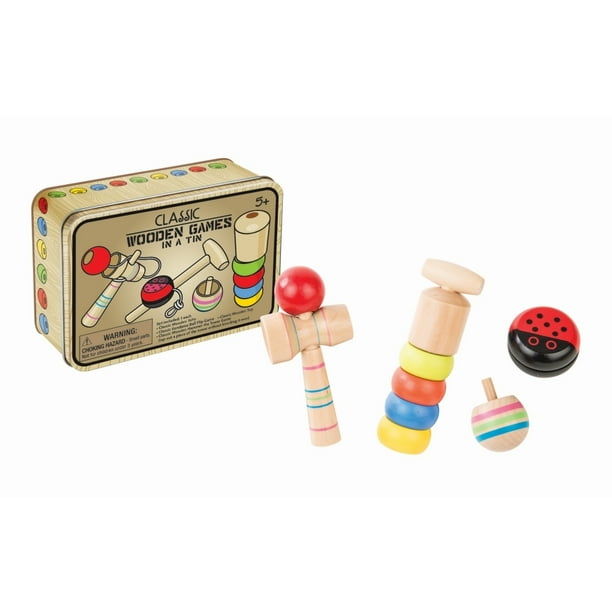 Classic Wooden Toys in a Tin, Entertainment by PMT Holdings Limited