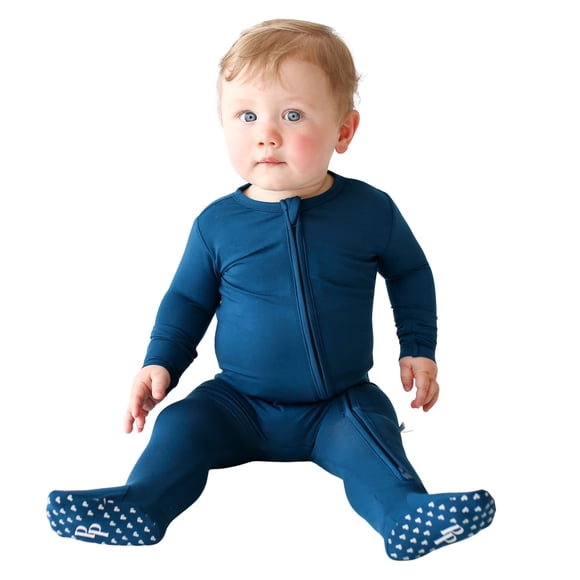 Pijama elegante de viscosa de cacahuete para bebé de bambú de 3 a 6 meses de vela