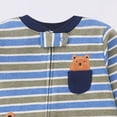 thumbnail image 7 of Kogui Infant Boy Clothes Baby One-Piece Footies Newborn Rompers Pajamas Cotton Footed Pjs for Sleep Play Boys Girls 0 3 6 9 12 18 24 Months (Blue,12-18 Months), 7 of 7