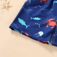 thumbnail image 5 of Younger Tree Toddler Baby Boys Swimsuits Trunk Rashguard Long Sleeve Top Shorts Two Pieces Bathing Suit Swimwear Outfit for 2-3T, 5 of 8