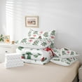 thumbnail image 6 of Manfei Green Christmas Tree 7pcs Bedding Comforter Set,Xmas Gifts Queen Bedding Sets,Red Berry Queen Sheet Sets For Kids,Microfiber Bedroom Decor, 6 of 8