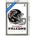 thumbnail image 3 of NFL Atlanta Falcons - Drip Helmet 20 Wall Poster, 14.725" x 22.375", Framed, 3 of 3