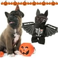 thumbnail image 4 of Funny Pet Cosplay Costume with Fastener Tape - No Pilling, Washable, Comfortable, Photograph Prop Cloth, Black Bat Pet Costumes, Halloween Accessory, 4 of 8