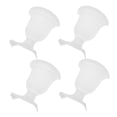thumbnail image 6 of LOLIPPYY 4-Pack Rustic White Vintage Roman Style Flower Urn Wall Mounted Half Urn Porch Decor, 6 of 8