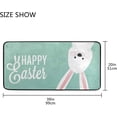 thumbnail image 3 of SKYSONIC Easter Bunny Eggs Kitchen Rug Non-Slip Bath Rug Doormats Anti Fatigue Runner Comfort Floor Mat 39 x 20 Inch, 3 of 7