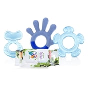 Nûby Softees 100% Silicone Teether, 3M+