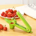 thumbnail image 2 of Cherry Pitter Tool,Olive Pitter Tool,Olive and Cherry Pitter Remover,Multi-Function Fruit Corer and Pitter Remover (green), 2 of 9