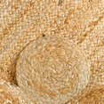 thumbnail image 4 of Scalloped Natural Jute Natural Color Home Decor Reversible Braided Woven Rigo Area Rug, 8X10, 4 of 4